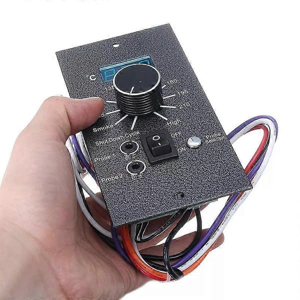 Digital Termostat Oppgraderings Kontrollpanel Erstatning Kompatibel med Pelletgrill Black