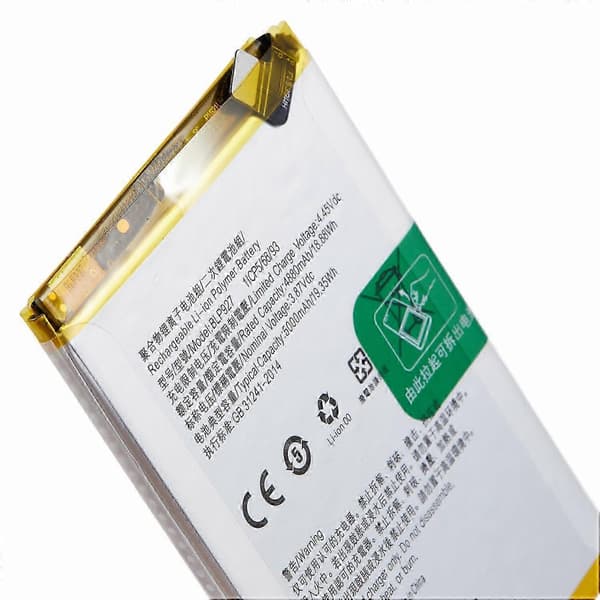 egnet til oneplus nord ce 2 lite 5g 3.87v 4880mah li-polymer batterisamling del blp927