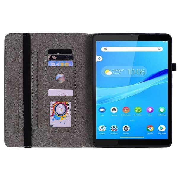 Läderfodral för surfplatta kompatibelt med Lenovo Tab M8 HD Red