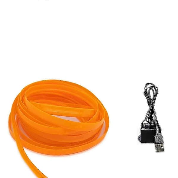 LED-lysstripe for bil, interiørbelysning for hjemmet, atmosfærelys, EL-dekorasjonslys 300 cm