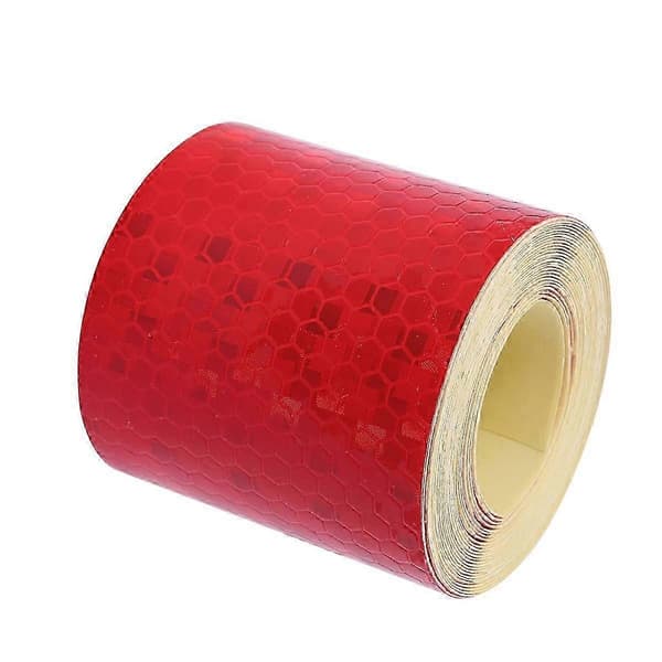 Højtydende reflekterende tape, perfekt til biler, langvarig holdbarhed Red