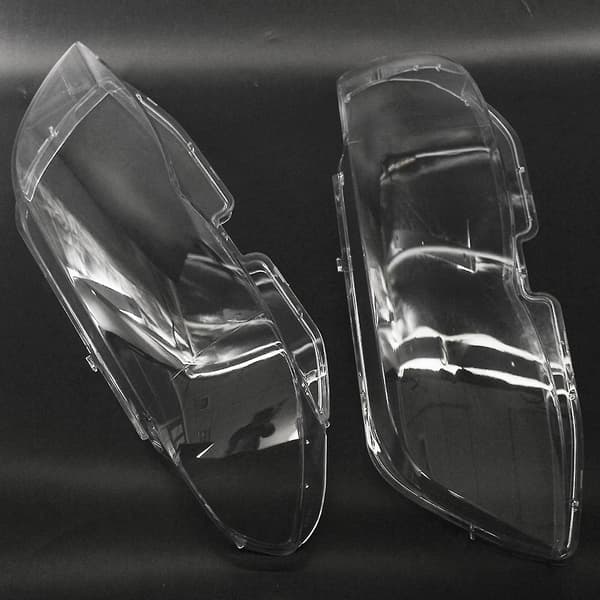 Frontlysglass Frontlys Linse Plastdeksel Erstatning For BMW X5 E53 Høyre+Venstre 2004-2006