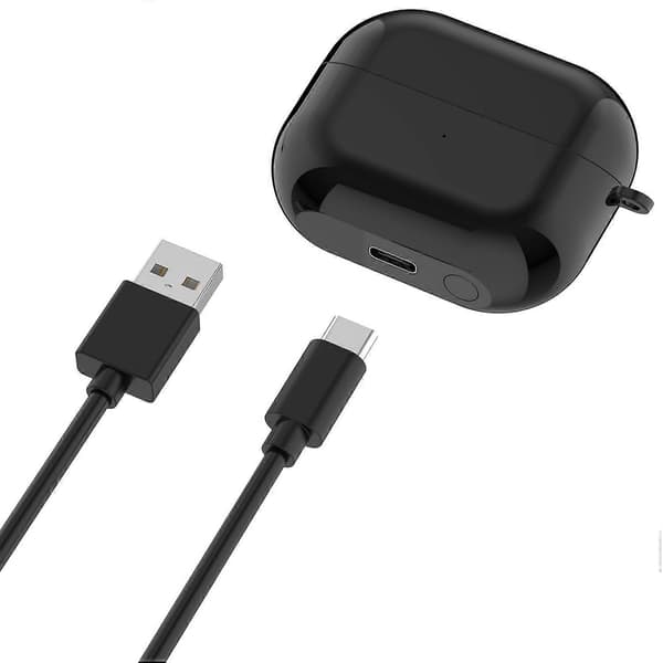 Til Samsung Galaxy Buds3 Pro R630 Opladningsetui Erstatningsdock med kabel - Sort