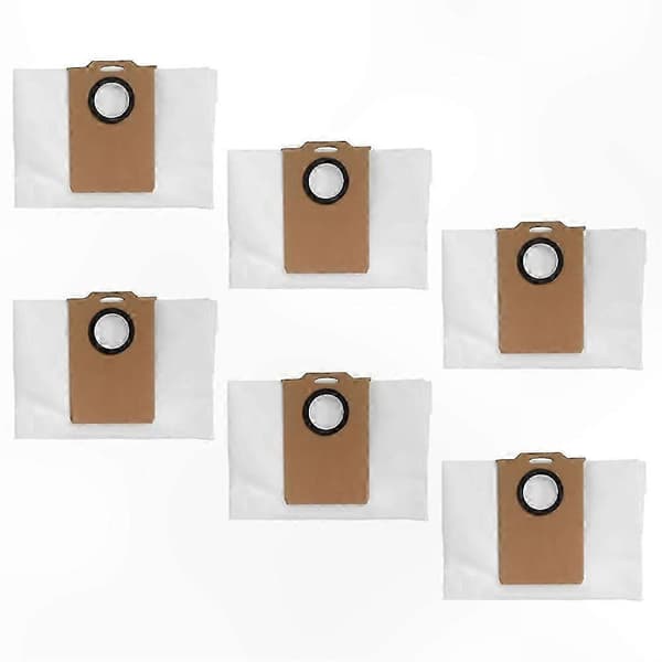 Pölypussi Dreame Mova E20 Plus, Proscenic Q8 Max, Trouver E20 Pro Plus, Honor Choice R3 Plus -pölynimureille [DB] Valkoinen White 6PCS
