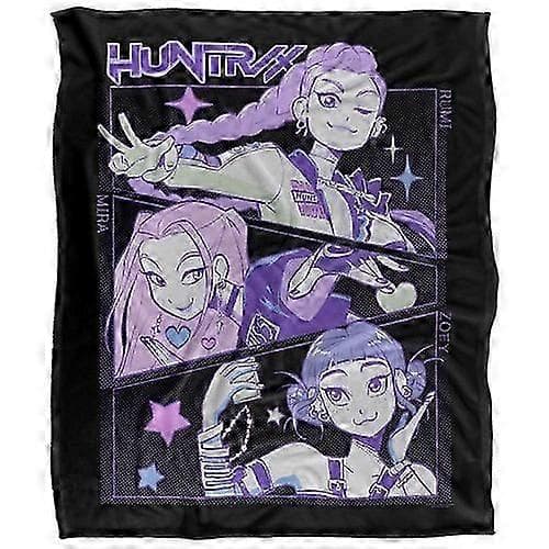 K-Pop Demon Hunters Fleece Huntr/X Supersoft Tæppe