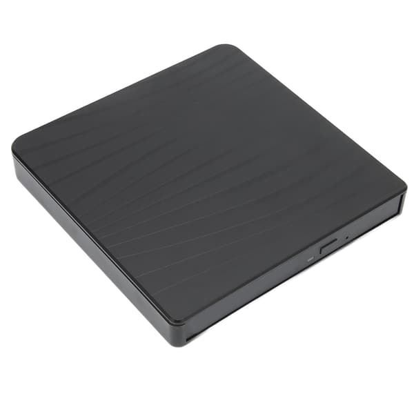 Extern DVD-enhet CD/DVD-brännare USB 3.0-överföring Typ C-gränssnitt 2-i-1-design Bärbar DVD-spelare för bärbar dator Svart