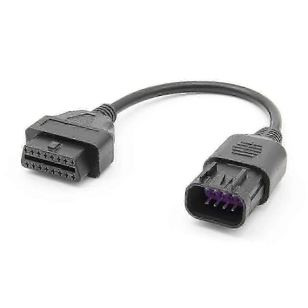 Adapterkabel for Polaris RZR XP1000 OBD2 8-pin til 16-pin diagnose Black