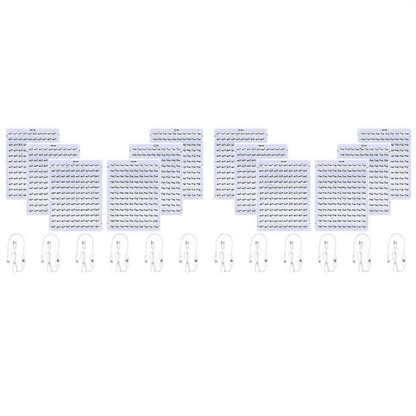 Til 3D-printerbelysning og gør-det-selv-opsætninger, 12-pak CMYK LED-baggrundsbelysningskortkit FAZ007 Hardwaremodel Reservedele Kompatibel med Bambu Lab Makerworld White
