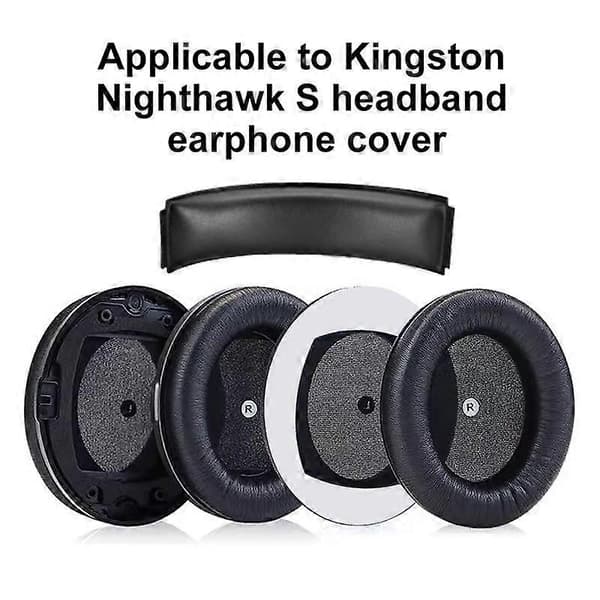 1 par öronkuddar för Audeze Mobius Protein PU med klämma