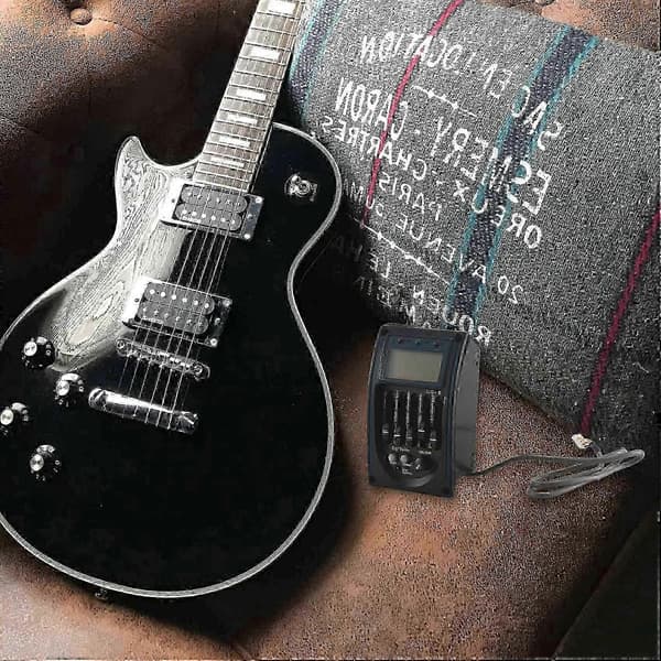 5-bands EQ Equalizer Pickup, Akustisk Gitarr Förförstärkare Stämapparat med LCD-stämapparat och Volymkontroll LC-5NEW