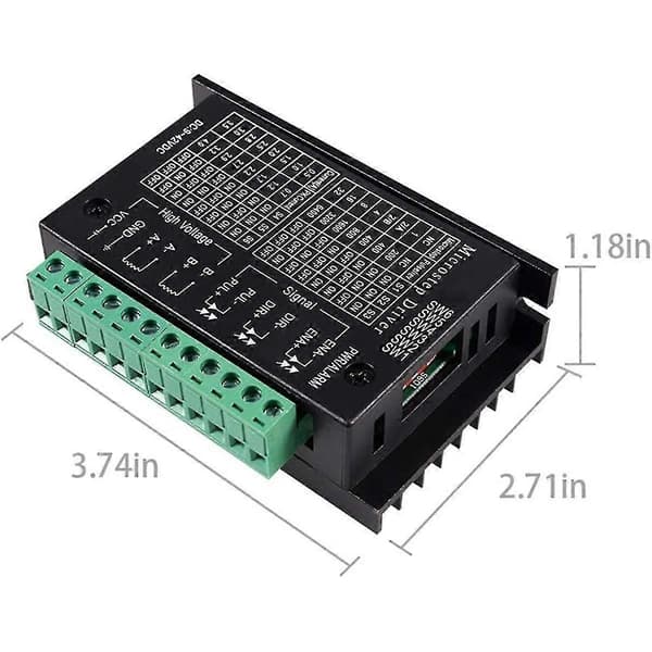 Tb6600 Stepper Motor Drivere, 4-pak 4a Stepper Driver Controller Cnc Digital Mini Step Driver Til 4