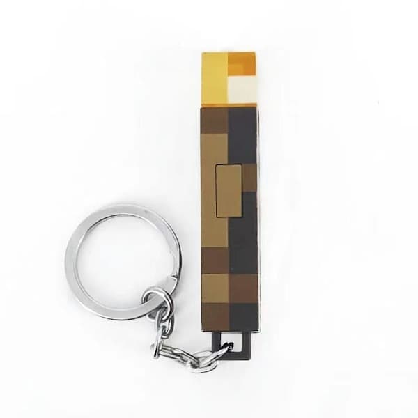 Minecraft My World ympäröivä taskulamppu taskulamppu voi valaista avaimenperä minimalliriipuslelu