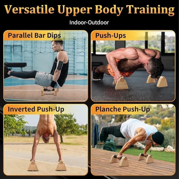 Calisthenics Utrustning för Handstående & Armhävningar, Push Up Bars & Träningsstöd för Män