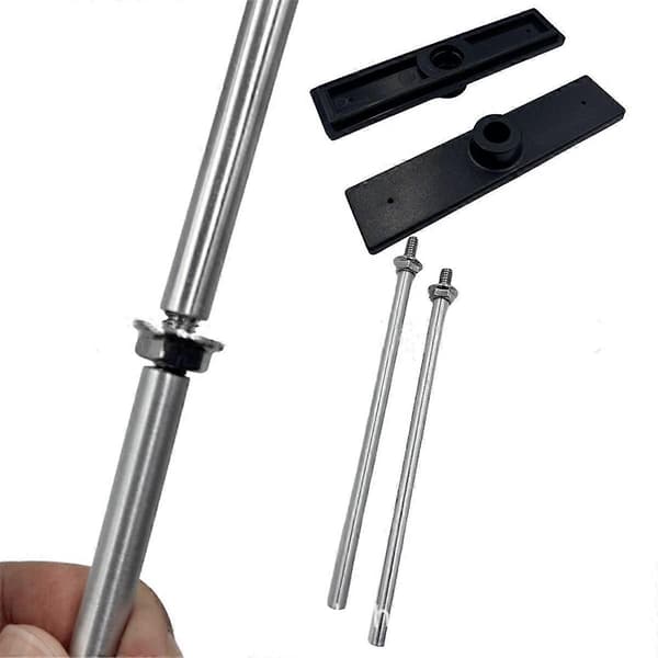 2 Set RV Drain Valve Handle Replacement RV Drain Valve Pipe Extension Kit Tank Valve Handle RV Dump As Shown