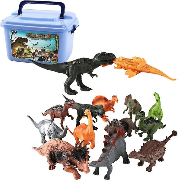 52 stk. simulations-dinosaurlegetøj dinosaurmodel til børneunderholdning (tilfældigt mønster)