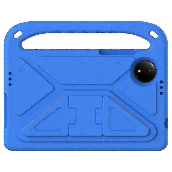Til Xiaomi Redmi Pad SE 4G 8,7 tommer etui håndgreb kickstand tablet EVA cover blå
