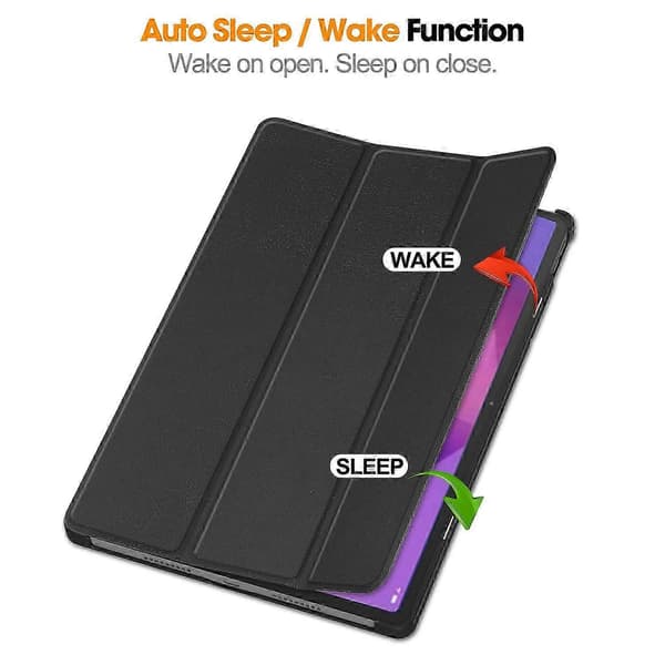 Til Lenovo Idea Tab Pro etui Anti-Drop læderstativ tabletcover - Grå Multicolor Black