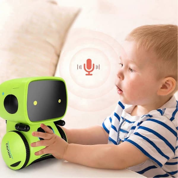 Robotleketøy for gutter og jenter Smarte snakkende roboter Intelligent partner og lærer Bursdagsgaver til gutter 3+ år Red