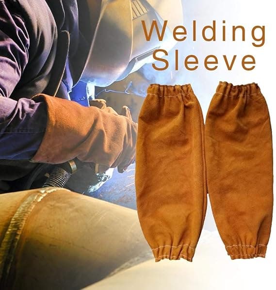 Leather Welding Sleeves Heat Resistant Welding Protective Arm