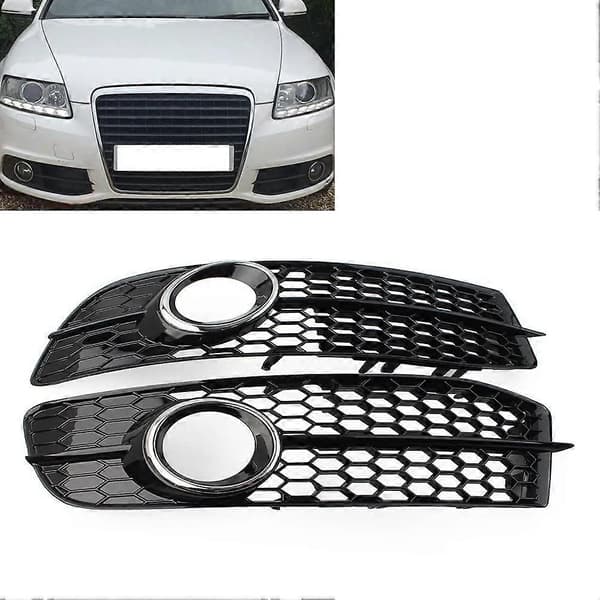 Tåkelysgrilldeksel foran 4F0807681Q 4F0807682Q for A6 C6 Facelifted 2009-2012 Tilbehør