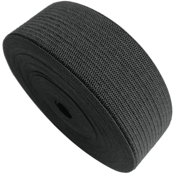 【13】5 m svart elastisk bånd - 4 cm elastisk bånd