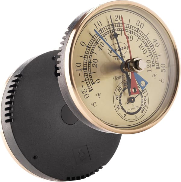 12/413 Termometer/Hygrometer med maks./min. urskive