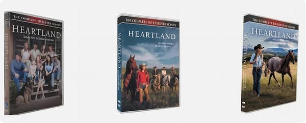 Heartland: De komplette sæsoner 16+17+18 (DVD, 9-disc boksæt) engelsk version