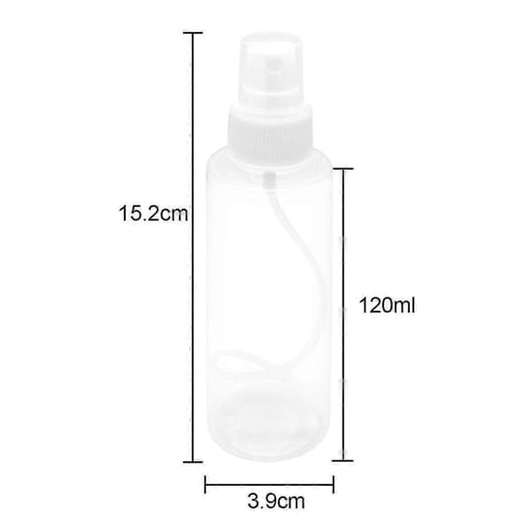 12-pack Sprayflaskor med Fin Dimma, 120 ml (4 oz) med Pumpspraylock, Återanvändbara och Påfyllningsbara
