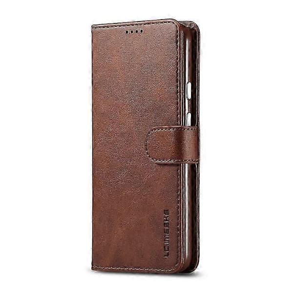 LC.IMEEKE til Google Pixel 4 / 4XL Kalvetekstur Horisontal Flip Læder... Brown