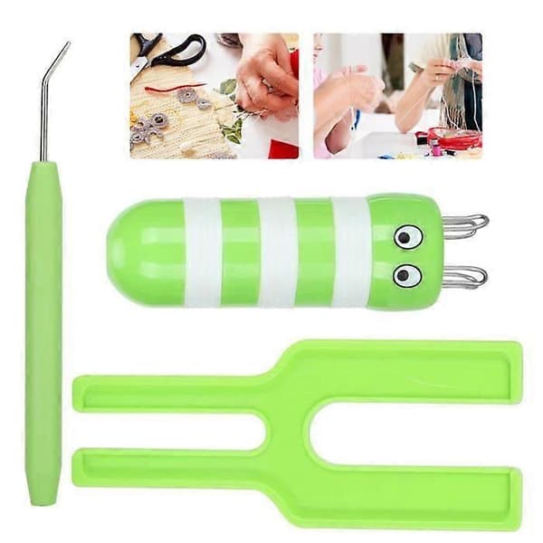 Mini stickningsväv Bobbin stickare bi rep stickverktyg manuell Mini vävset