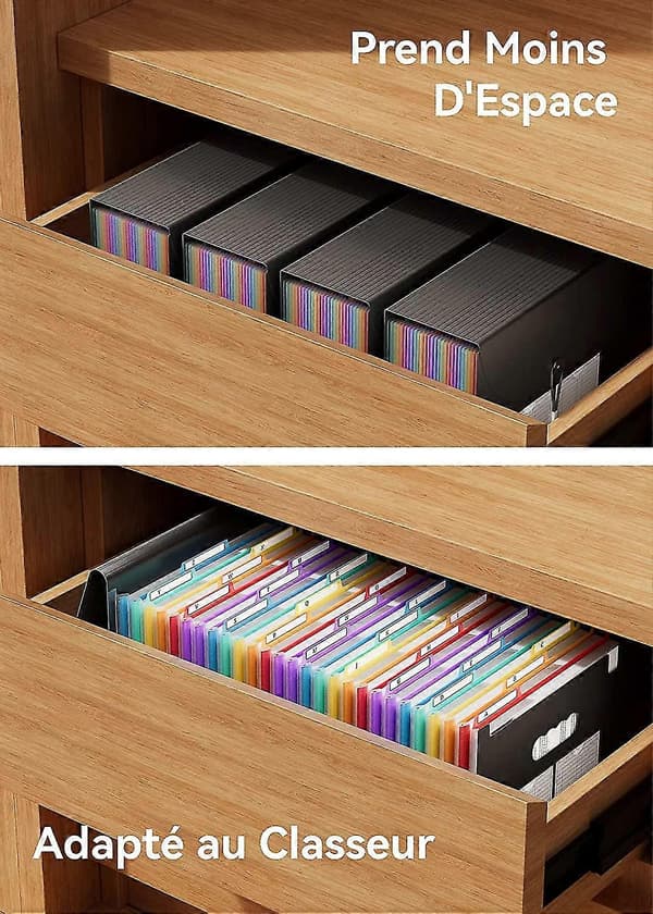 A4 Sorter 25 Lommer/dokumentopbevaring/papiropbevaring - Sorter Dokumentopbevaringsmappe Organizer Dokumenter Udvidbar Harmonika Dokument Sorter