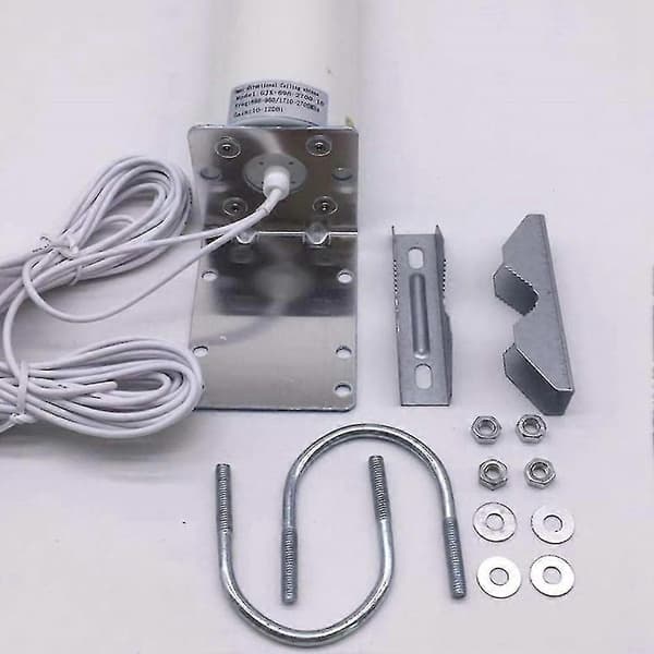 Ekstern 3G 4G LTE-antenne udendørs med 5m dobbelt slider CRC9 TS9 SMA til routermodem white