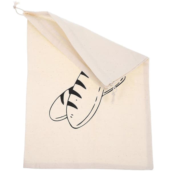 Bageriposer Brødpose til opbevaring Brug med genanvendelig brødpose Beige 39.00X29.50X0.10CM