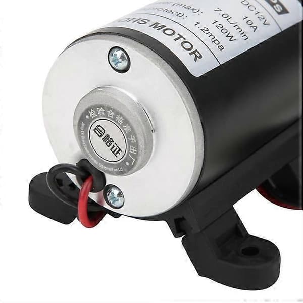 DC Membranpump Högtrycks Intelligent Membranpump FL3216 DC12V 120W 7L/min 10mm Rakt Vattenutlopp