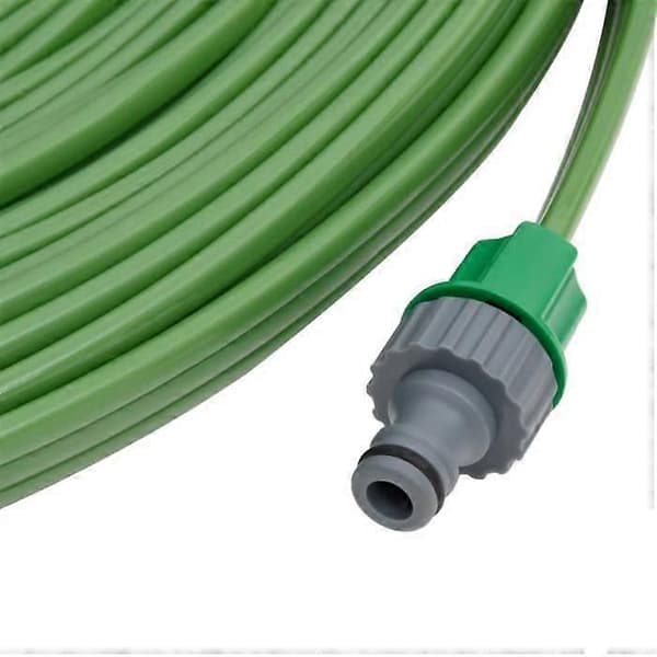 Hageslange med 3 grønne rør 15 m PVC