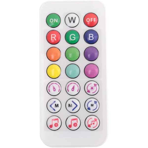 DC5V SP620E USB Bluetooth Musik Pixel-kontroller RF-fjärrkontroll för WS2812 RGB LED-ljuslist White