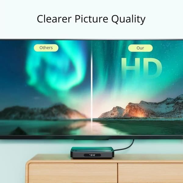 DVD-spelare - YOTON - HDMI 1080P - Ultralätt - Bullerdämpning - Multi-format HDMI/USB