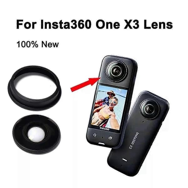 100 % originalt Insta360 X3 erstatningslinseglas til VR-kameratilbehør jy