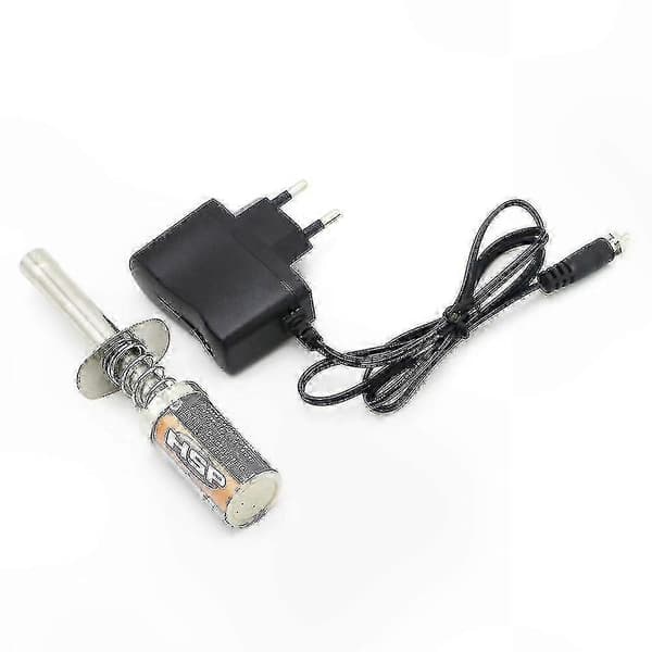 Genopladelig 1,2V Gløderørsstarter Tænder til 1/10 1/8 Gas Nitro RC Motorer