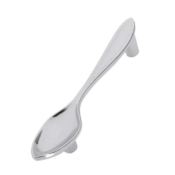 3 pcs Silver Kitchen Cabinet Drawer Handles Knobs (Knife Fork Spoon)