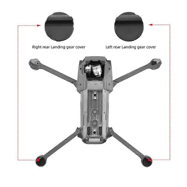 Vänster och höger bakre armmotorkåpa för DJI Mavic Pro Dronekåpa