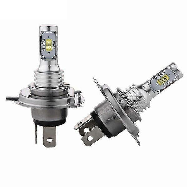 H4 9003 HB2 LED Strålkastarlampor Kit Helljus Halvljus Stark 35W 4000LM 6000K Vit Silver