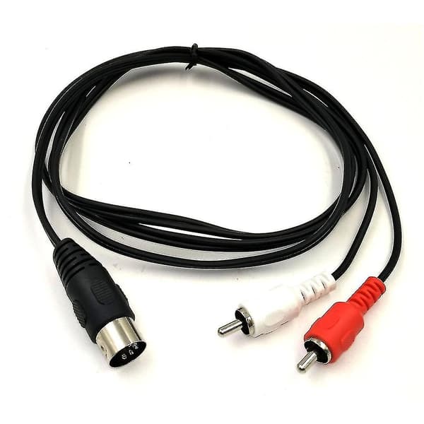 5p Din-stik han til 2rca kompatibel med Electrophonic Bang&olufsen Quad Stereo System 1.5m