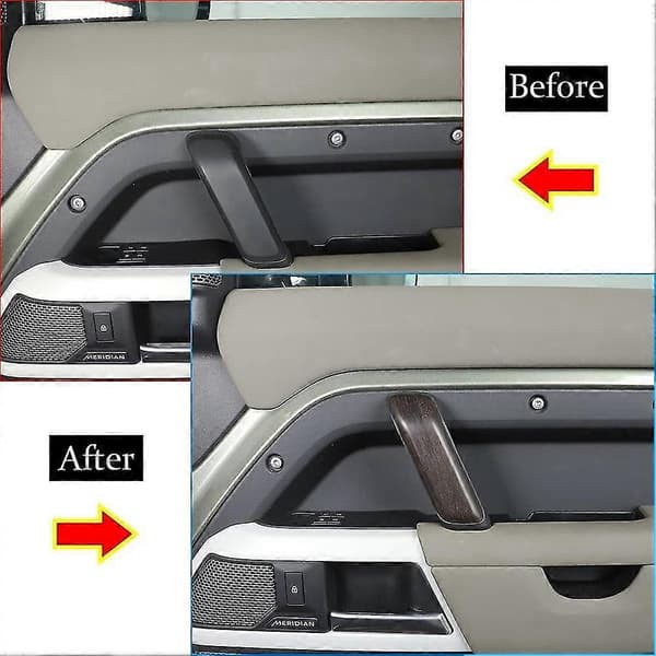For Defender 110 2020-2022 Car Interior Door Handle Pull Cover Trim Interior Accessories, High Version