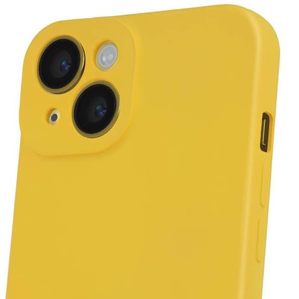Blødt silikonecover til iPhone 14 Stødsikkert Blødt Jaym Gult Gul