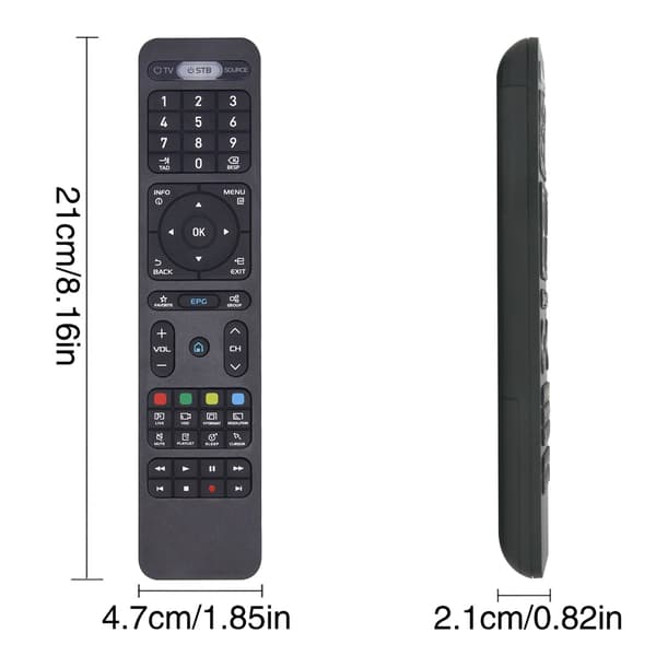 Comfortable Remote Control for Formuler 02F9 Z8 Z Alpha TVs - Easy to Use