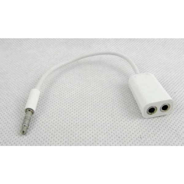 3,5 mm hanstik til 2 x 3,5 mm hunporte HiFi lydsplitterkabel