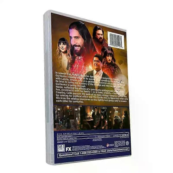 What We Do in the Shadows: The Complete Fifth Season DVD, 3-disc set, vampire comedy English version
