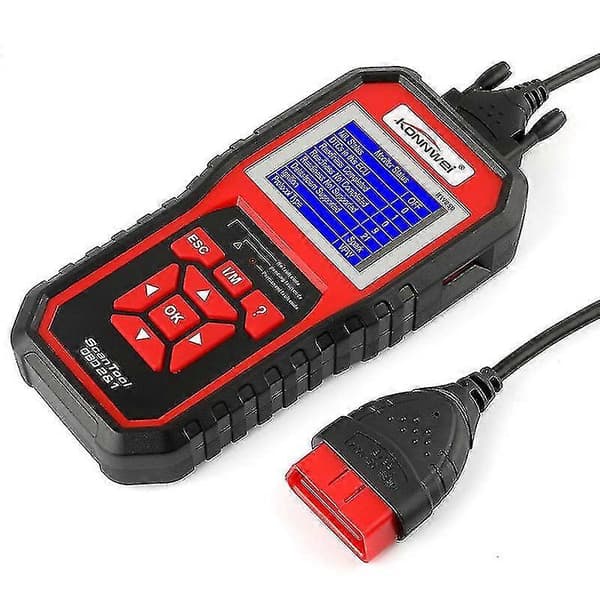 Yleiskäyttöinen auton diagnostiikkalaite Obd2-toiminnolla ja O2-anturin testillä