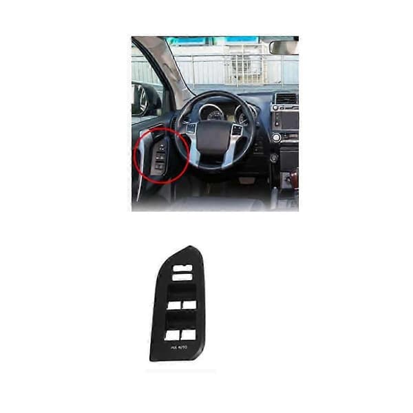 Bil Førerside Vindusløftebryter Trimpanel for Prado LC150 2010-2019 7423260600C0 LHD Black